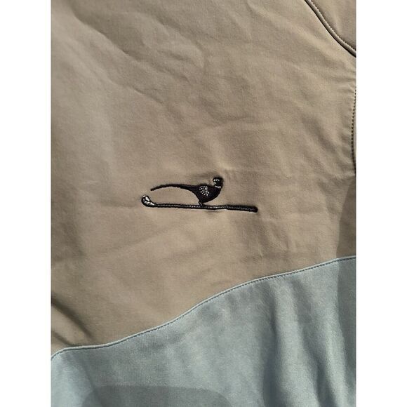 Zero Restriction Mens Medium Mayweather 1/4 Zip Pullover Light Blue Golf Stretch - Picture 4 of 8